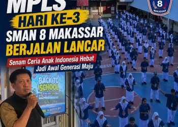 Senam Ceria Warnai Semangat Siswa Baru SMAN 8 Makassar