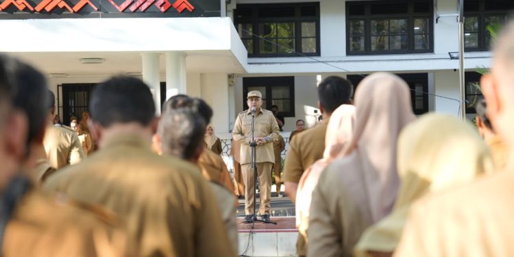 Pimpin Apel Gabungan, Appi Serukan ASN Peka Persoalan Sosial
