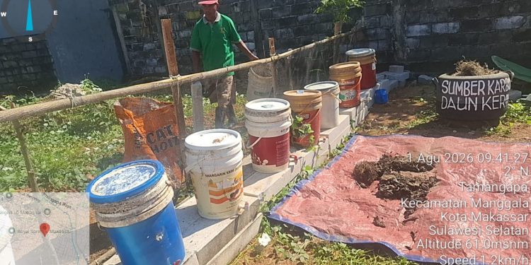 Pemilahan Sampah Merata, RT 04 Tamangapa Jadi Teladan Makassar