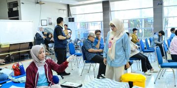 Semarak HUT ke-102, Perumda Air Minum Makassar dan Karang Taruna Gelar Donor Darah