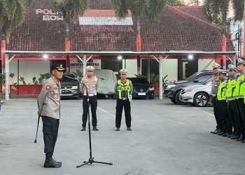 Pimpin Apel Satlantas, Kapolresta Gowa: Disiplin & Humanis Kunci Pelayanan