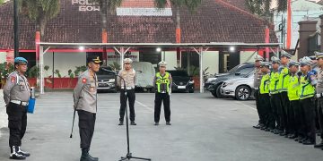 Pimpin Apel Satlantas, Kapolresta Gowa: Disiplin & Humanis Kunci Pelayanan