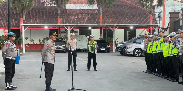 Pimpin Apel Satlantas, Kapolresta Gowa: Disiplin & Humanis Kunci Pelayanan