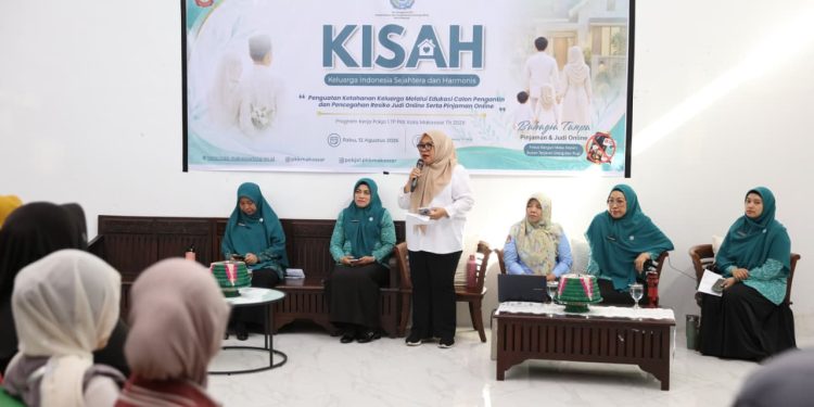 Cegah Masalah Ekonomi Rumah Tangga, TP PKK Makassar Edukasi Pinjol & Judol