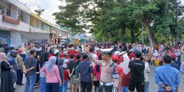 Gerak Jalan Indah HUT ke-81 RI Bulukumba Aman & Lancar Berkat Pengamanan Polres