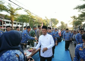 Pemkot Makassar Sambut 1.157 Peserta MTQ VIII KORPRI Nasional Lewat Defile Kafilah