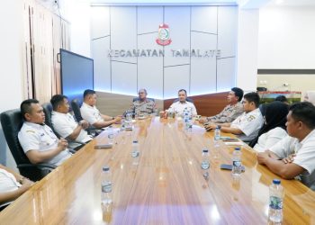 Perkuat Sinergi Lewat Silaturahmi, Kecamatan & Polsek Tamalate Tegas soal Sampah