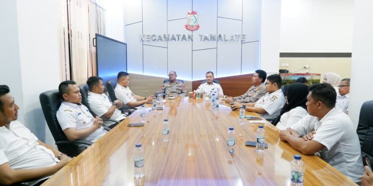 Perkuat Sinergi Lewat Silaturahmi, Kecamatan & Polsek Tamalate Tegas soal Sampah