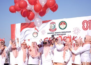 Semarak HUT RI ke-81, DWP Makassar Perkuat Kebersamaan Lewat Lomba Kemerdekaan