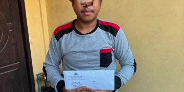Foto Terduga Pelaku Bebas Berkeliaran