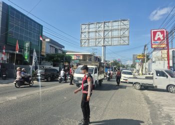Cegah Kemacetan! Patmor Polres Bulukumba Turun ke Lapangan Atur Lalu Lintas