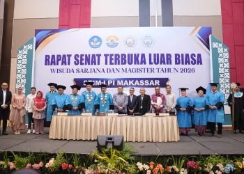 Titip Pesan ke Wisudawan STIM-LPI, Appi: Jaga Integritas dan Nama Baik Almamater