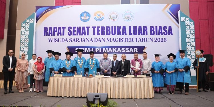 Titip Pesan ke Wisudawan STIM-LPI, Appi: Jaga Integritas dan Nama Baik Almamater