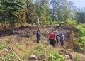Asap Menebal! Kebakaran Lahan Mungkajang Akibat Bakar Sampah