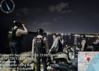 Cegah Kejahatan Jalanan, Patmor Polres Bulukumba Bergerak Malam Minggu!