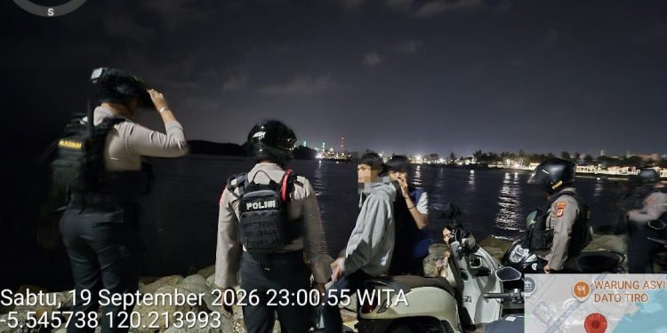 Cegah Kejahatan Jalanan, Patmor Polres Bulukumba Bergerak Malam Minggu!