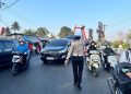 Satlantas Polresta Gowa Atur Arus di Rumah Duka Sungguminasa, Rekayasa Lalu Lintas Diterapkan