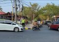 Satlantas Polres Palopo Atur Arus Pagi di Traffic Light Telkom, Teguran Humanis Diberikan