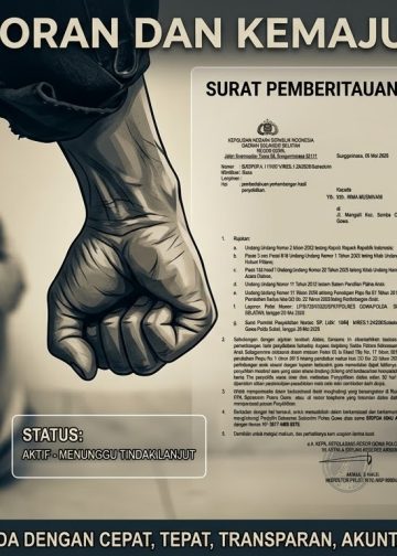 5 Bulan Mangkrak! AM (15) Dianiaya, Polresta Gowa Janji Antensikan Aduan