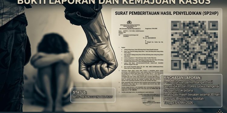 5 Bulan Mangkrak! AM (15) Dianiaya, Polresta Gowa Janji Antensikan Aduan