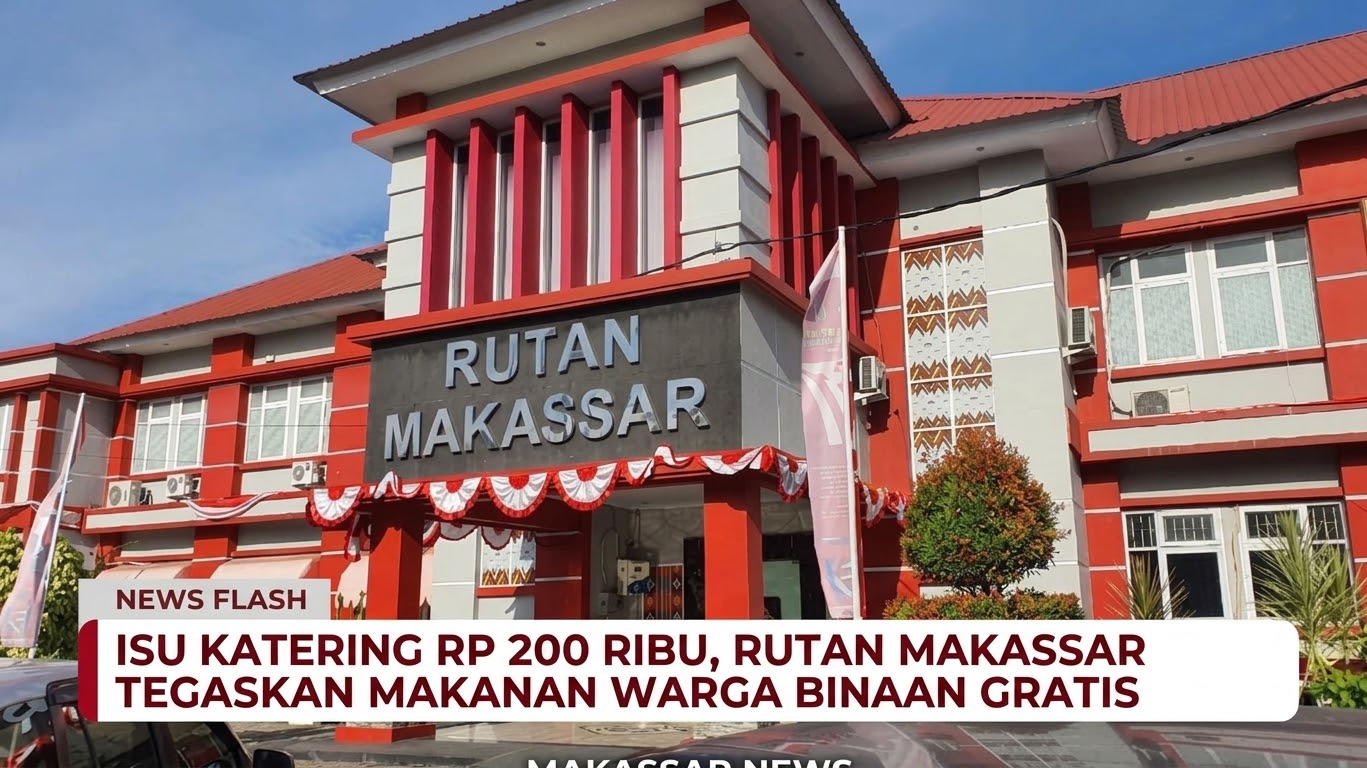 Isu Catering 200 Ribu, Rutan Makassar Tegaskan Makanan Gratis