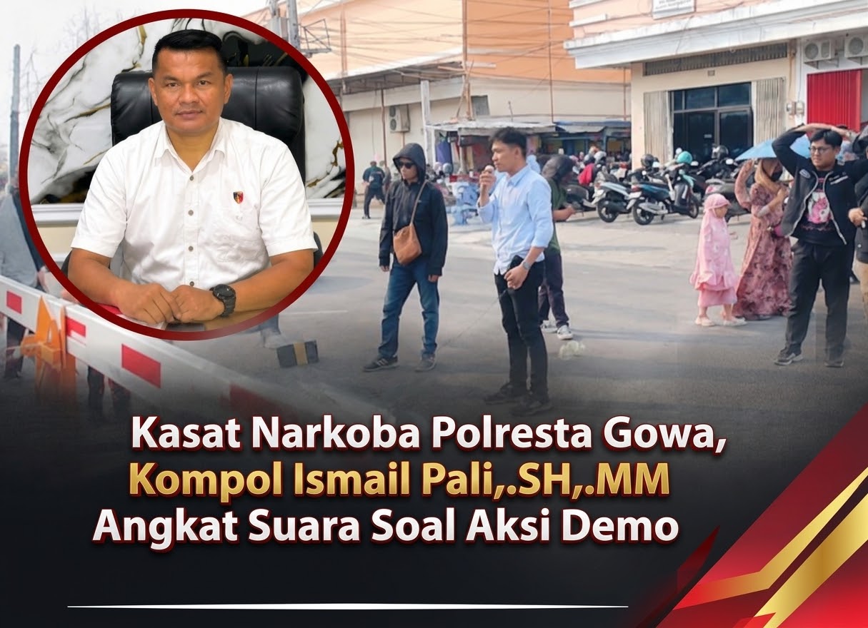 Kasat Narkoba Polresta Gowa Sesalkan Narasi Aksi Demo dan Kawan-Kawan