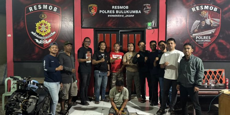 Residivis 4 Kali Dipenjara Tembak Betis Saat Kabur, Polres Bulukumba Tangkap Pelaku Curat