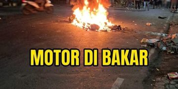 Bentrokan Warga vs Geng Motor di Makassar, 2 Motor Dibakar Warga Dini Hari Tadi