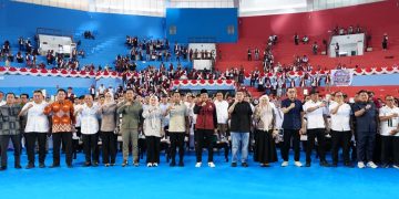 Makassar Jadi Percontohan, Gus Ipul dan Appi Luncurkan Gerakan Peduli Tetangga Perlinsos