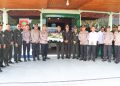 HUT ke-81 TNI: Kapolres Palopo Silaturahmi ke Kodim 1403 Palopo Bawa Tumpeng