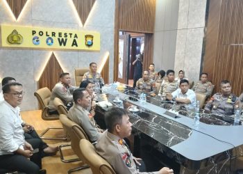 Polresta Gowa Ikuti Vicon Astamaops Kapolri, Siap Hadir dan Kerja Bersama Masyarakat