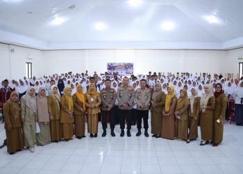 300 Lebih Siswa SMP Ikut Sosialisasi SMA Kemala Taruna Bhayangkara di Polres Bulukumba