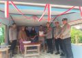 Wara Utara Lebih Aman, Polres Palopo Bantu Perlengkapan Jaga Pos ke Dua Kelurahan