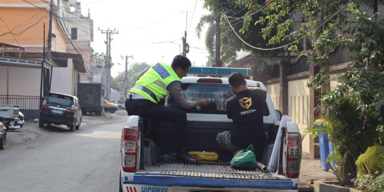 Satlantas Polresta Gowa Branding Mobil Patroli, Polisi Hadir Bersama Masyarakat
