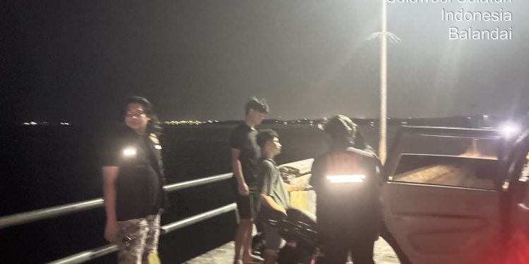 Patroli Malam di Pelabuhan Tanjung Ringgit, Polres Palopo Antisipasi Tindak Pidana 3C