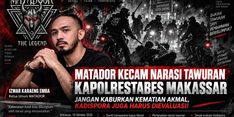 Kasus Kematian Akmal: Matador Pertanyaka Narasi Tawuran Kapolrestabes Makassar dan Evaluasi Pencegahan Kekerasan