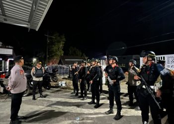 Polres Palopo Laksanakan Patroli Dialogis Malam di Wilayah Pelangeran, Situasi Aman dan Kondusif