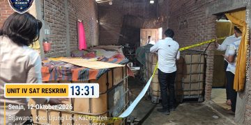 Polres Bulukumba Bongkar Penimbunan BBM Bersubsidi di Rumah Kosong, 1.900 Liter Bio Solar Diamankan