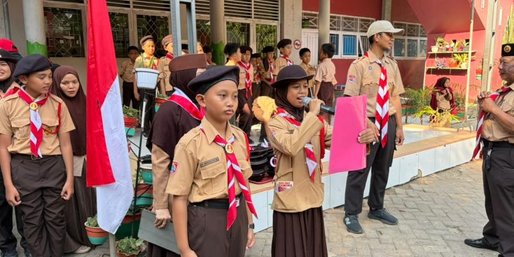 19 Siswa SD Inpres Unggulan Toddopuli Dilantik Pramuka Penggalang Ramu “TOP SCOUT”