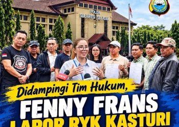 Ungkapan di Medsos Jadi Pemicu, Fenny Frans Lapor RYK Kasturi ke Polda Sulsel
