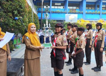 Pasukan Pramuka Bimox SMPN 4 Makassar Ukir Prestasi di SEMALOPA 2026