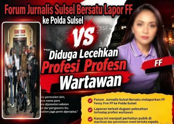 Forum Jurnalistik Sulsel Bersatu Lapor FF ke Polda Sulsel, Diduga Lecehkan Profesi Wartawan dan Advokat