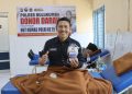 Peringati HUT Humas Polri ke-75, Polres Bulukumba Gelar Donor Darah