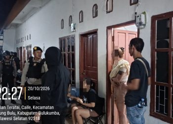 Razia Rumah Kost Bulukumba Lewat Operasi KRYD, Hasilnya Bersih dari Narkoba