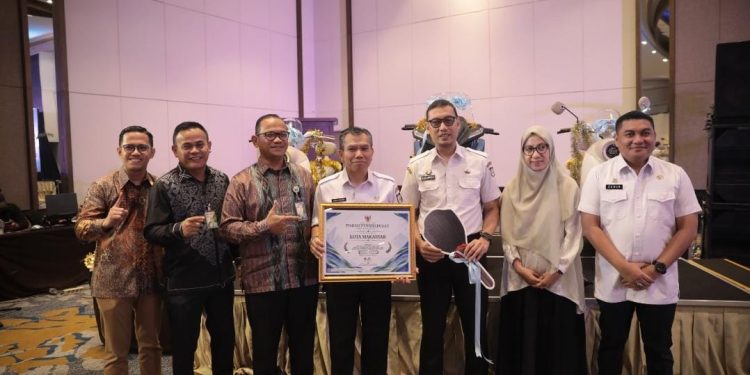 Lewat Program Berjasa, Makassar Raih Peringkat Terbaik 1 Paritrana Award Sulsel 2026