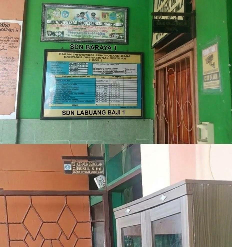 Tiga Bulan Dilantik, 2 Sekolah Dasar Ini Belum Ganti Profil Papan Nama Pimpinan