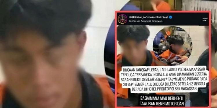 Klarifikasi Polsek Makassar: D.A. Tidak Dilepas, Dititipkan di UPTD PPA, Berkas Dilimpahkan Bulan Ini